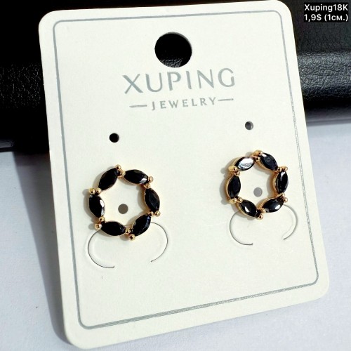 Сережки Xuping18К 20583 (1.см)